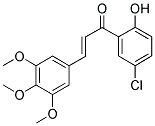 5'-CHLORO-2'-HYDROXY-3,4,5-TRIMETHOXYCHALCONE Struktur