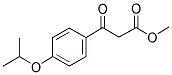 3-(4-ISOPROPOXY-PHENYL)-3-OXO-PROPIONIC ACID METHYL ESTER Struktur