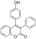 4-(4'-HYDROXYPHENYL)-3-PHENYL COUMARIN Struktur