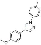 4-(4-METHOXYPHENYL)-1-(4-METHYLPHENYL)-1H-PYRAZOLE Struktur