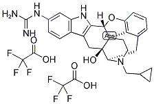 GUANIDINYL NALTRINDOLE DI(TRIFLUOROACETATE) SALT Struktur