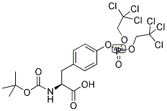 BOC-TYR[PO3(CL3ET)2]-OH Struktur