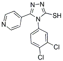 4-(3,4-DICHLORO-PHENYL)-5-PYRIDIN-4-YL-4H-[1,2,4]TRIAZOLE-3-THIOL Struktur