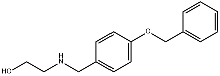 2-((4-(BENZYLOXY)BENZYL)AMINO)ETHANOL Struktur