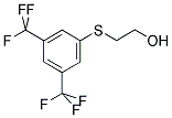 3,5-BIS(TRIFLUOROMETHYL)PHENYLTHIOETHANOL Struktur