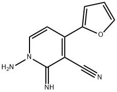 1-AMINO-4-(2-FURYL)-2-IMINO-1,2-DIHYDRO-3-PYRIDINECARBONITRILE Struktur