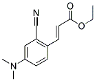 ETHYL 2-CYANO-4-DIMETHYLAMINOCINNAMATE Struktur