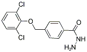 4-(2,6-DICHLORO-PHENOXYMETHYL)-BENZOIC ACID HYDRAZIDE Struktur