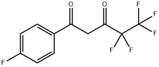 4,4,5,5,5-PENTAFLUORO-1-(4-FLUORO-PHENYL)-PENTANE-1,3-DIONE Struktur