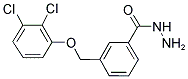 3-(2,3-DICHLORO-PHENOXYMETHYL)-BENZOIC ACID HYDRAZIDE Struktur