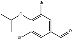 3,5-DIBROMO-4-ISOPROPOXYBENZALDEHYDE Struktur