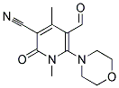 5-FORMYL-1,4-DIMETHYL-6-MORPHOLIN-4-YL-2-OXO-1,2-DIHYDRO-PYRIDINE-3-CARBONITRILE Struktur