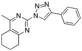 4-METHYL-2-(4-PHENYL-1H-1,2,3-TRIAZOL-1-YL)-5,6,7,8-TETRAHYDROQUINAZOLINE Struktur