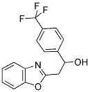 2-BENZOXAZOL-2-YL-1-(4-TRIFLUOROMETHYLPHENYL)ETHANOL Struktur