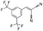 3,5-BIS(TRIFLUOROMETHYL)BENZALMALONONITRILE Struktur