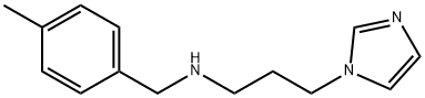 (3-IMIDAZOL-1-YL-PROPYL)-(4-METHYL-BENZYL)-AMINE Struktur