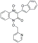 3-(1-BENZOFURAN-2-YL)-1-(PYRIDIN-2-YLMETHOXY)QUINOXALIN-2(1H)-ONE 4-OXIDE Struktur