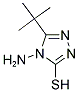 4-AMINO-5-TERT-BUTYL-4H-1,2,4-TRIAZOLE-3-THIOL Struktur