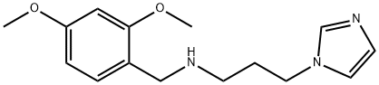 (2,4-DIMETHOXY-BENZYL)-(3-IMIDAZOL-1-YL-PROPYL)-AMINE Struktur