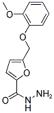 5-(2-METHOXY-PHENOXYMETHYL)-FURAN-2-CARBOXYLIC ACID HYDRAZIDE Struktur