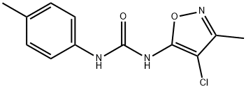 N-(4-CHLORO-3-METHYL-5-ISOXAZOLYL)-N'-(4-METHYLPHENYL)UREA Struktur