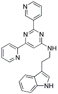 N-[2-(1H-INDOL-3-YL)ETHYL]-6-PYRIDIN-2-YL-2-PYRIDIN-3-YLPYRIMIDIN-4-AMINE Struktur