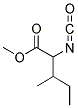 2-ISOCYANATO-3-METHYL-PENTANOIC ACID METHYL ESTER Struktur