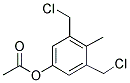 2,6-BIS(CHLOROMETHYL)-4-CRESYL ACETATE Struktur