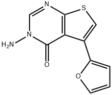 3-AMINO-5-(2-FURYL)THIENO[2,3-D]PYRIMIDIN-4(3H)-ONE Struktur