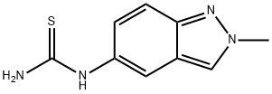 N-(2-METHYL-2H-INDAZOL-5-YL)THIOUREA Struktur