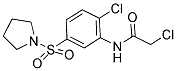 2-CHLORO-N-[2-CHLORO-5-(PYRROLIDINE-1-SULFONYL)-PHENYL]-ACETAMIDE Struktur