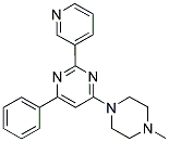 4-(4-METHYLPIPERAZIN-1-YL)-6-PHENYL-2-PYRIDIN-3-YLPYRIMIDINE Struktur