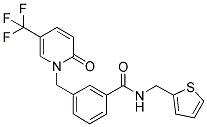 1-[3-(2-THIOPHENYLMETHYLAMINOCARBONYL)BENZYL]-5-(TRIFLUOROMETHYL)-2-PYRIDONE Struktur