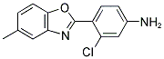 3-CHLORO-4-(5-METHYL-1,3-BENZOXAZOL-2-YL)ANILINE Struktur