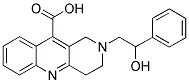 2-(2-HYDROXY-2-PHENYLETHYL)-1,2,3,4-TETRAHYDROBENZO[B][1,6]NAPHTHYRIDINE-10-CARBOXYLIC ACID Struktur