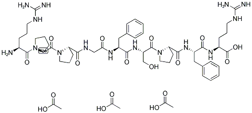 BRADYKININ ACETATE Struktur