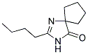 1,3-DIAZASPIROL[4,4]NON-1-EN-4-ONE, 2-BUTYL Struktur