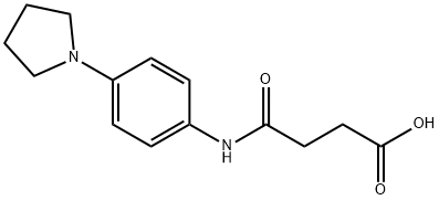 N-(4-PYRROLIDIN-1-YL-PHENYL)-SUCCINAMIC ACID Struktur