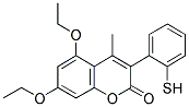 5,7-DIETHOXY-4-METHYL-3-(2-THIOPHENYL)COUMARIN Struktur