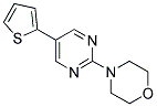 4-(5-THIEN-2-YLPYRIMIDIN-2-YL)MORPHOLINE Struktur