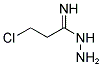 3-CHLORO-PROPANIMIDIC ACID, HYDRAZIDE Struktur