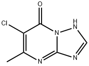 6-CHLORO-5-METHYL-4H-[1,2,4]TRIAZOLO[1,5-A]PYRIMIDIN-7-ONE Struktur