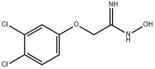 2-(3,4-DICHLOROPHENOXY)-N'-HYDROXYETHANIMIDAMIDE Struktur