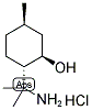 (1R,2S,5R)-2-(1-AMINO-1-METHYLETHYL)-1-HYDROXY-5-METHYLCYCLOHEXANE, HYDROCHLORIDE Struktur