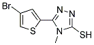 5-(4-BROMO-THIOPHEN-2-YL)-4-METHYL-4 H-[1,2,4]TRIAZOLE-3-THIOL Struktur