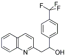 2-QUINOLIN-2-YL-1-(4-TRIFLUOROMETHYLPHENYL)ETHANOL Struktur