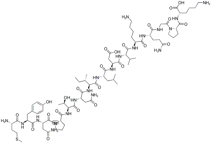 H-MET-TYR-ASN-PRO-THR-ASN-ILE-LEU-ASP-VAL-LYS-GLN-GLY-PRO-LYS-OH Struktur