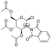 CHLORO 2-DEOXY-2-PHTHALIMIDO-3,4,6-TRI-O-ACETYL-B-D-GLUCOPYRANOSIDE Struktur