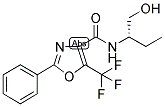 (L)-N-(1-HYDROXY-2-BUTYL)-2-PHENYL-5-(TRIFLUOROMETHYL)-OXAZOLE-4-CARBOXAMIDE Struktur