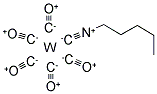 TUNGSTEN(0) PENTACARBONYL-N-PENTYLISONITRILE Struktur